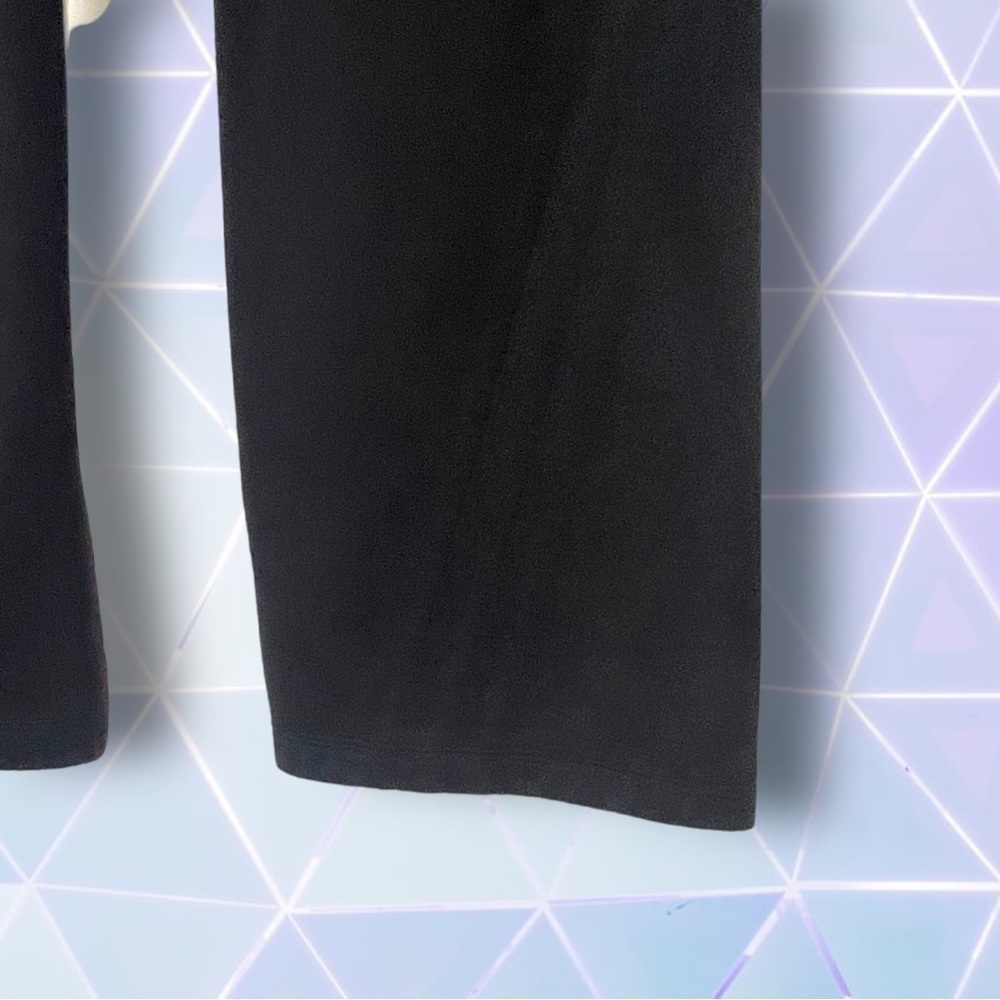 Adidas Solid Black Track Pants Size Medium Vintag… - image 7